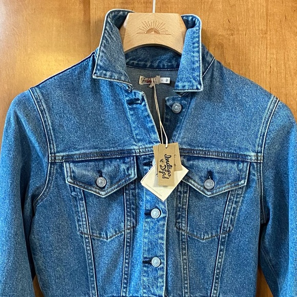 Faherty Michelle Denim Dress NWT size 4 - Picture 8 of 14